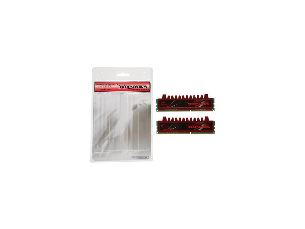 G.SKILL Ripjaws Series 8GB (2 x 4GB) 240-Pin DDR3 SDRAM DDR3 1066 (PC3 8500) Desktop Memory Model F3-8500CL7D-8GBRL