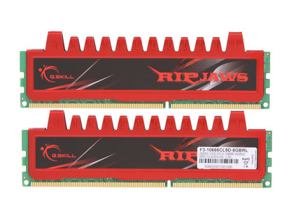 G.SKILL Ripjaws Series 8GB (2 x 4GB) 240-Pin DDR3 SDRAM DDR3 1333 (PC3 10666) Desktop Memory Model F3-10666CL9D-8GBRL
