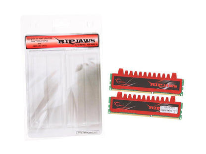 G.SKILL Ripjaws Series 8GB (2 x 4GB) 240-Pin DDR3 SDRAM DDR3 1333 (PC3 10666) Desktop Memory Model F3-10666CL9D-8GBRL
