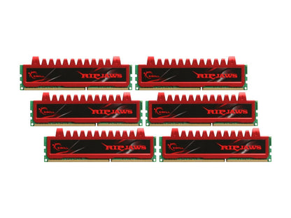 G.SKILL Ripjaws Series 24GB (6 x 4GB) 240-Pin DDR3 SDRAM DDR3 1333 (PC3 10666) Desktop Memory Model F3-10666CL9T2-24GBRL