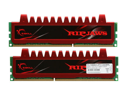 G.SKILL Ripjaws Series 24GB (6 x 4GB) 240-Pin DDR3 SDRAM DDR3 1333 (PC3 10666) Desktop Memory Model F3-10666CL9T2-24GBRL