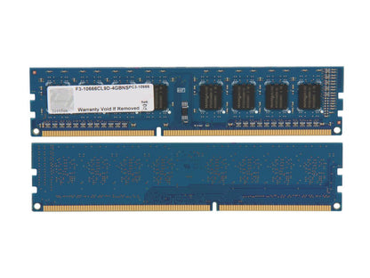 G.SKILL NS 4GB (2 x 2GB) 240-Pin DDR3 SDRAM DDR3 1333 (PC3 10666) Desktop Memory Model F3-10666CL9D-4GBNS