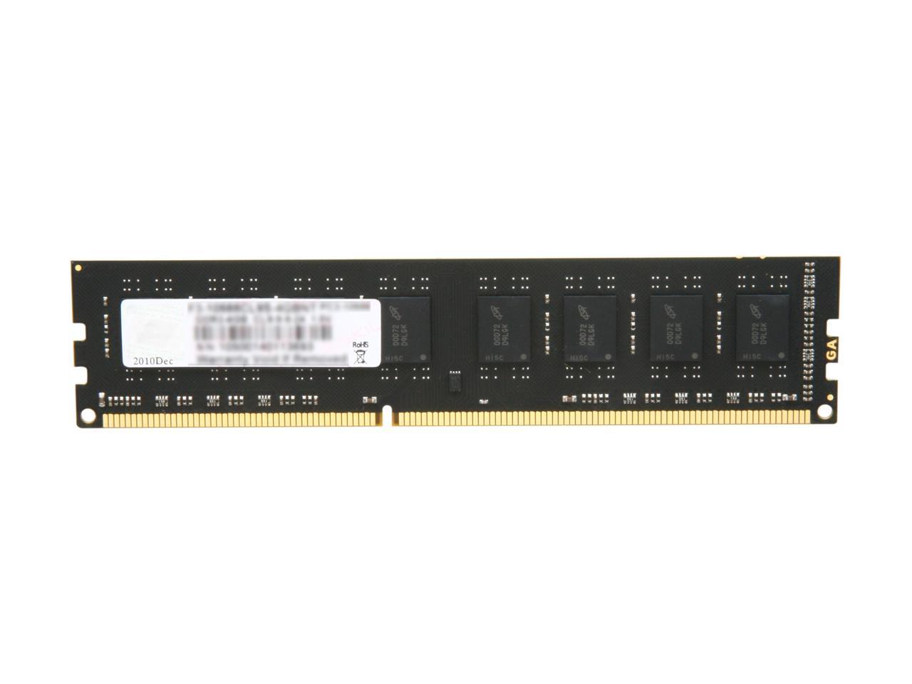 G.SKILL Value 4GB 240-Pin DDR3 SDRAM DDR3 1333 (PC3 10666) Desktop Memory Model F3-10666CL9S-4GBNT