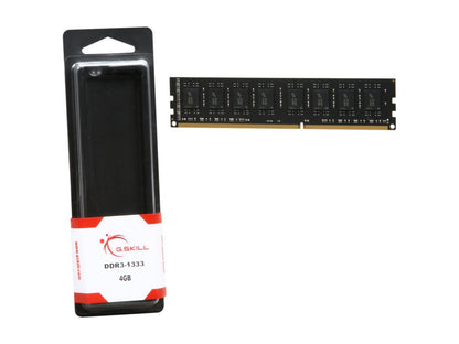 G.SKILL Value 4GB 240-Pin DDR3 SDRAM DDR3 1333 (PC3 10666) Desktop Memory Model F3-10666CL9S-4GBNT