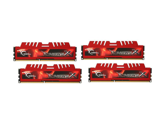 G.SKILL Ripjaws X Series 16GB (4 x 4GB) 240-Pin DDR3 SDRAM DDR3 1600 (PC3 12800) Desktop Memory Model F3-12800CL9Q-16GBXL