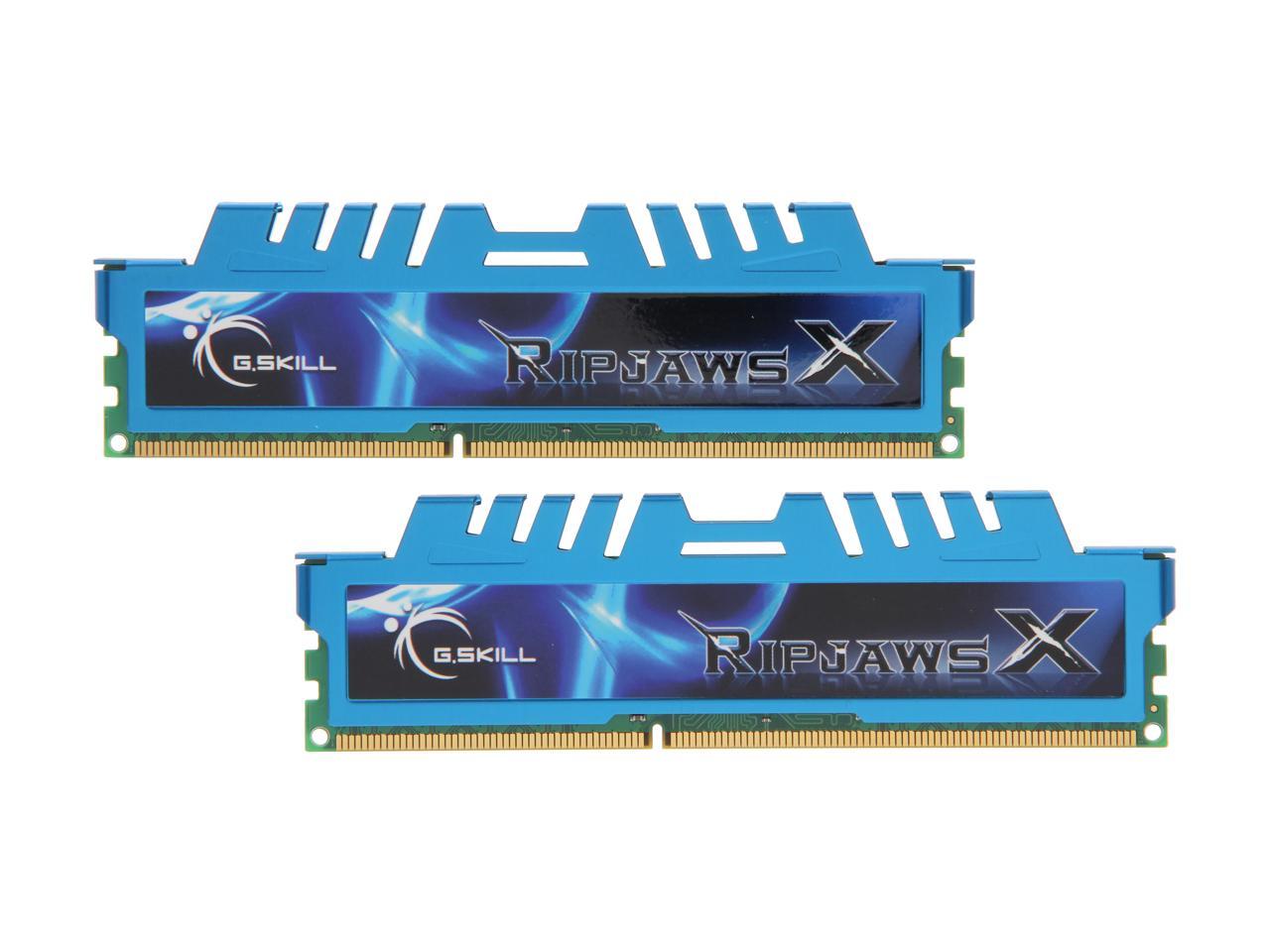 G.SKILL Ripjaws X Series 4GB (2 x 2GB) 240-Pin DDR3 SDRAM DDR3 1333 (PC3 10666) Desktop Memory Model F3-10666CL8D-4GBXM
