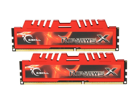 G.SKILL Ripjaws X Series 8GB (2 x 4GB) 240-Pin DDR3 SDRAM DDR3 1866 (PC3 14900) Desktop Memory Model F3-14900CL9D-8GBXL