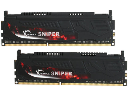 G.SKILL Sniper Series 8GB (2 x 4GB) 240-Pin DDR3 SDRAM DDR3 1866 (PC3 14900) Desktop Memory Model F3-14900CL9D-8GBSR