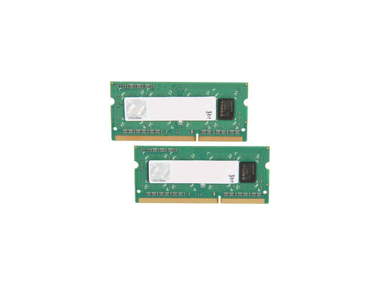 G.SKILL 4GB (2 x 2GB) 204-Pin DDR3 SO-DIMM DDR3 1600 (PC3 12800) Laptop Memory Model F3-12800CL9D-4GBSQ