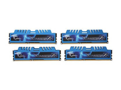 G.SKILL Ripjaws X Series 16GB (4 x 4GB) 240-Pin DDR3 SDRAM DDR3L 1600 (PC3L 12800) Low Voltage Desktop Memory Model F3-12800CL9Q-16GBXM