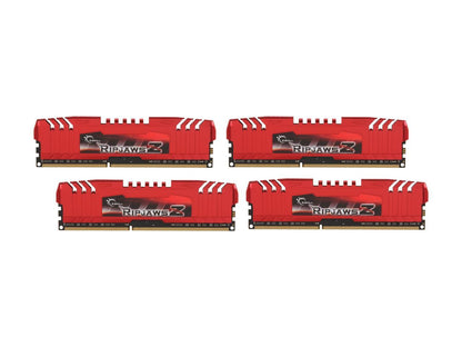 G.SKILL Ripjaws Z Series 16GB (4 x 4GB) 240-Pin DDR3 SDRAM DDR3 1600 (PC3 12800) Desktop Memory Model F3-12800CL9Q-16GBZL