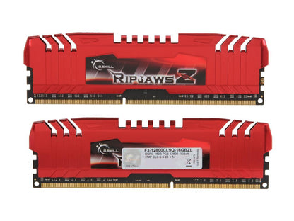 G.SKILL Ripjaws Z Series 16GB (4 x 4GB) 240-Pin DDR3 SDRAM DDR3 1600 (PC3 12800) Desktop Memory Model F3-12800CL9Q-16GBZL