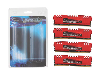 G.SKILL Ripjaws Z Series 16GB (4 x 4GB) 240-Pin DDR3 SDRAM DDR3 1600 (PC3 12800) Desktop Memory Model F3-12800CL9Q-16GBZL