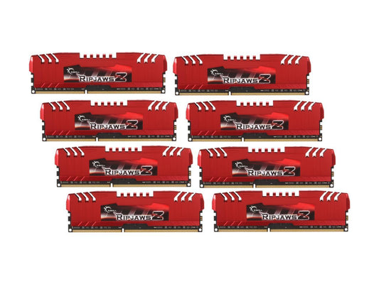 G.SKILL Ripjaws Z Series 32GB (8 x 4GB) 240-Pin DDR3 SDRAM DDR3 1866 (PC3 14900) Desktop Memory Model F3-14900CL9Q2-32GBZL