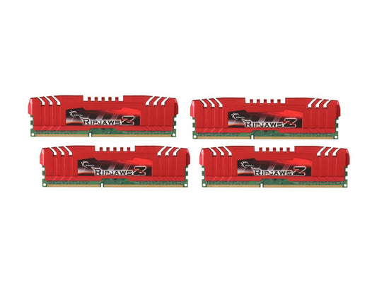 G.SKILL Ripjaws Z Series 32GB (4 x 8GB) 240-Pin DDR3 SDRAM DDR3 1600 (PC3 12800) Desktop Memory Model F3-12800CL10Q-32GBZL