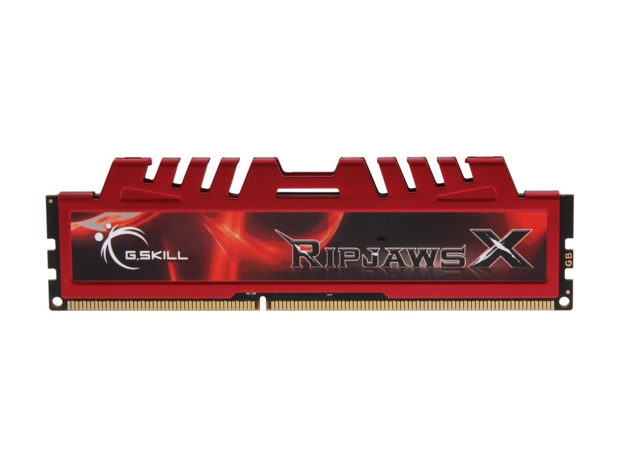 G.SKILL Ripjaws X Series 8GB 240-Pin DDR3 SDRAM DDR3 1866 (PC3 14900) Desktop Memory Model F3-14900CL10S-8GBXL