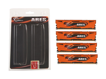 G.SKILL Ares Series 16GB (4 x 4GB) 240-Pin DDR3 SDRAM DDR3 1600 (PC3 12800) Desktop Memory Model F3-1600C9Q-16GAO