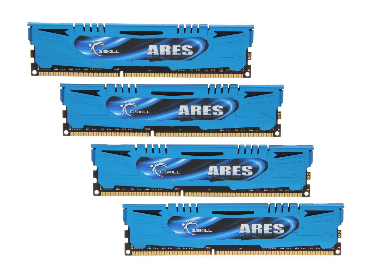 G.SKILL Ares Series 16GB (4 x 4GB) 240-Pin DDR3 SDRAM DDR3 2133 (PC3 17000) Desktop Memory Model F3-2133C9Q-16GAB