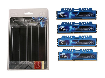 G.SKILL Ripjaws X Series 32GB (4 x 8GB) 240-Pin DDR3 SDRAM DDR3 1600 (PC3 12800) Desktop Memory Model F3-1600C9Q-32GXM