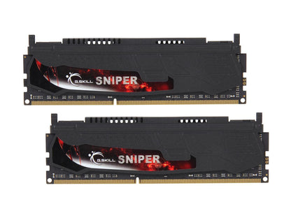 G.SKILL Sniper Series 16GB (2 x 8GB) 240-Pin DDR3 SDRAM DDR3 1866 (PC3 14900) Desktop Memory Model F3-1866C9D-16GSR