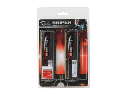 G.SKILL Sniper Series 16GB (2 x 8GB) 240-Pin DDR3 SDRAM DDR3 1866 (PC3 14900) Desktop Memory Model F3-1866C9D-16GSR