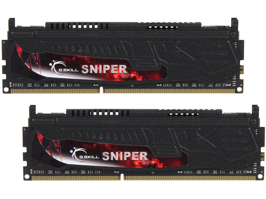 G.SKILL Sniper Series 8GB (2 x 4GB) 240-Pin DDR3 SDRAM DDR3 2133 (PC3 17000) Desktop Memory Model F3-2133C10D-8GSR