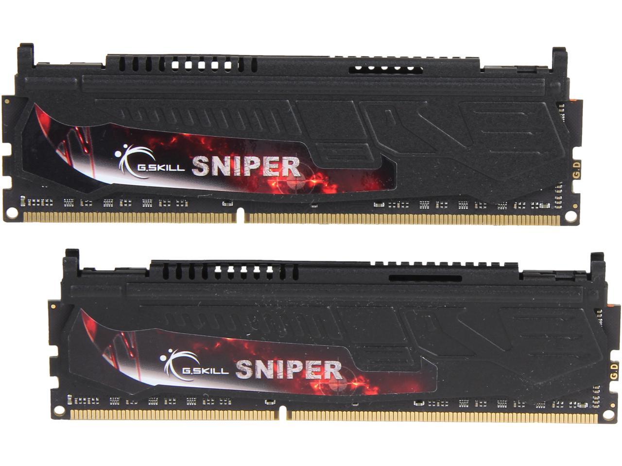 G.SKILL Sniper Series 16GB (2 x 8GB) 240-Pin DDR3 SDRAM DDR3 2133 (PC3 17000) Desktop Memory Model F3-2133C10D-16GSR