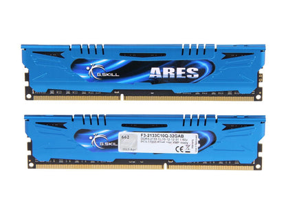 G.SKILL Ares Series 32GB (4 x 8GB) 240-Pin DDR3 SDRAM DDR3 2133 (PC3 17000) Desktop Memory Model F3-2133C10Q-32GAB