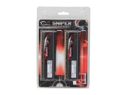 G.SKILL Sniper Series 8GB (2 x 4GB) 240-Pin DDR3 SDRAM DDR3 2400 (PC3 19200) Desktop Memory Model F3-2400C11D-8GSR