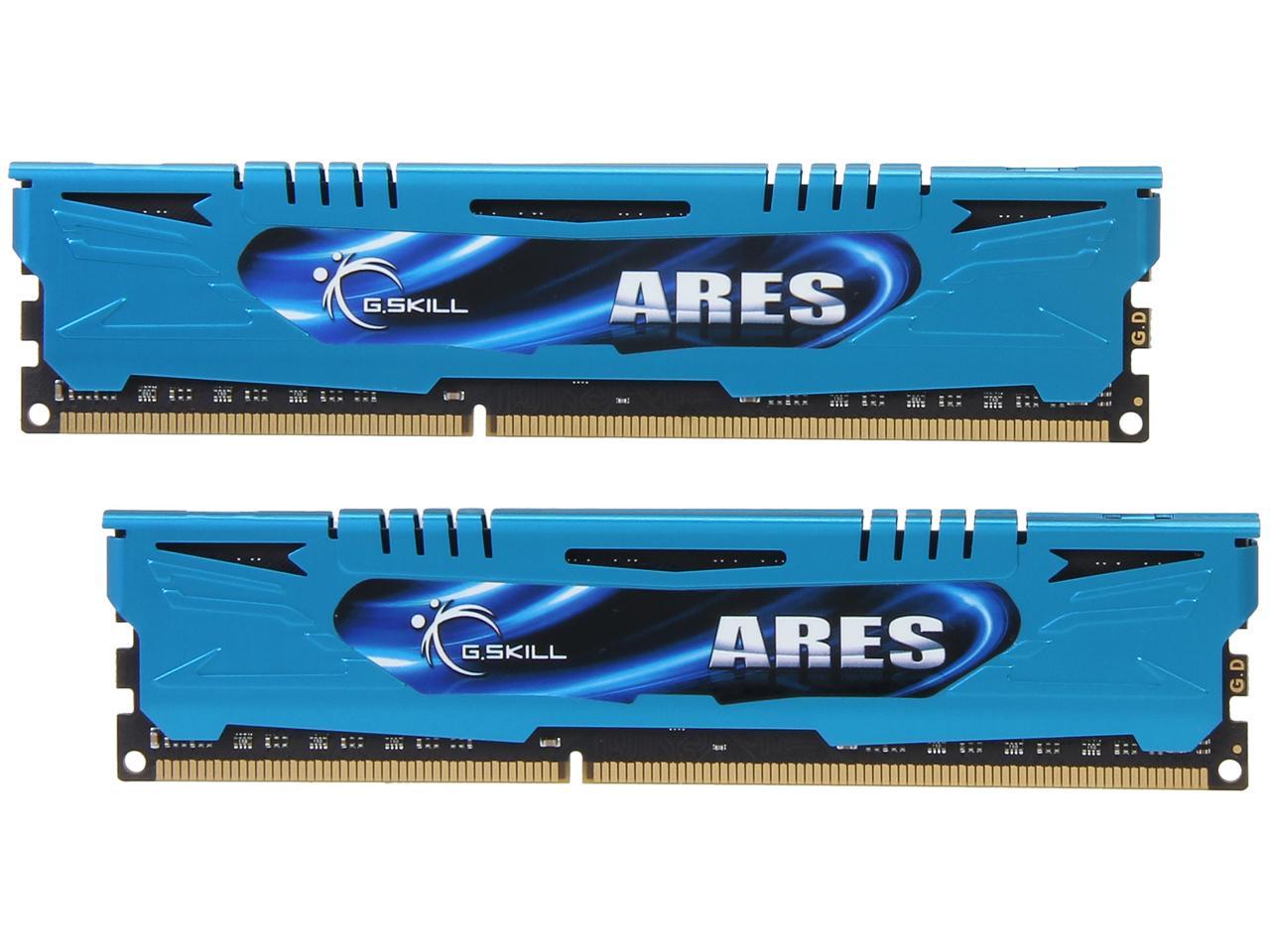 G.SKILL Ares Series 16GB (2 x 8GB) 240-Pin DDR3 SDRAM DDR3 2400 (PC3 19200) Desktop Memory Model F3-2400C11D-16GAB