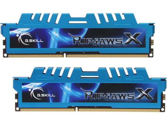 G.SKILL Ripjaws X Series 16GB (2 x 8GB) 240-Pin DDR3 SDRAM DDR3 2400 (PC3 19200) Desktop Memory Model F3-2400C11D-16GXM