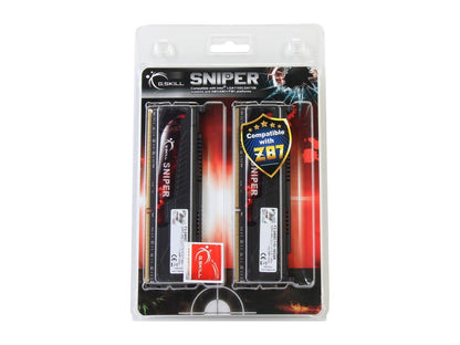G.SKILL Sniper Series 16GB (2 x 8GB) 240-Pin DDR3 SDRAM DDR3 2400 (PC3 19200) Desktop Memory Model F3-2400C11D-16GSR