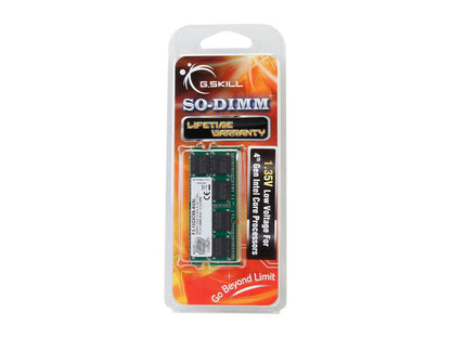 G.SKILL 8GB 204-Pin DDR3 SO-DIMM DDR3L 1333 (PC3L 10600) Laptop Memory Model F3-1333C9S-8GSL