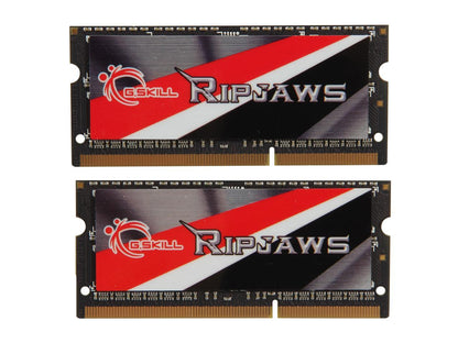 G.SKILL Ripjaws Series 16GB (2 x 8GB) 204-Pin DDR3 SO-DIMM DDR3L 1600 (PC3L 12800) Laptop Memory Model F3-1600C9D-16GRSL