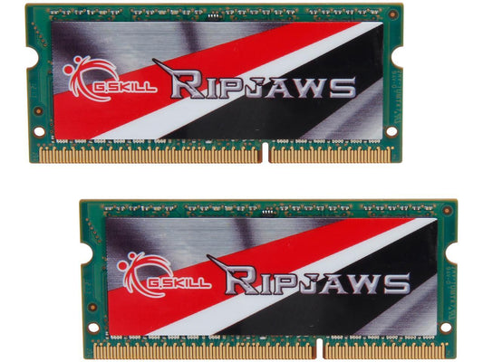 G.SKILL Ripjaws Series 8GB (2 x 4GB) 204-Pin DDR3 SO-DIMM DDR3 1866 (PC3 14900) Laptop Memory Model F3-1866C10D-8GRSL
