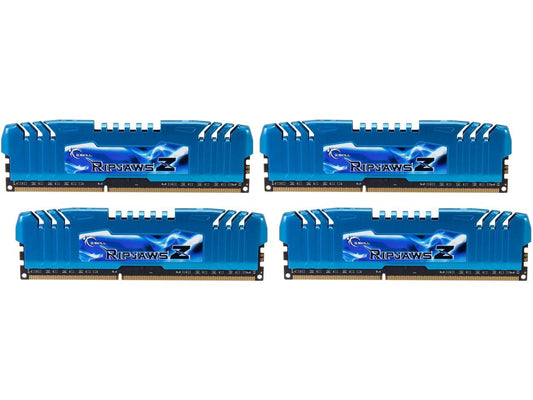 G.SKILL Ripjaws Z Series 32GB (4 x 8GB) 240-Pin DDR3 SDRAM DDR3 2133 (PC3 17000) Desktop Memory Model F3-2133C10Q-32GZM