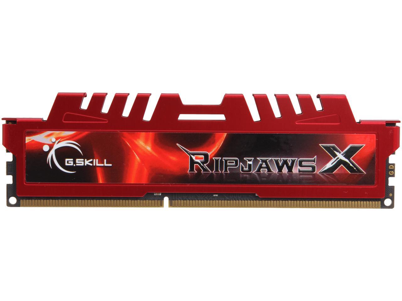 G.SKILL Ripjaws X Series 4GB 240-Pin DDR3 SDRAM DDR3 1600 (PC3 12800) Desktop Memory Model F3-12800CL9S-4GBXL
