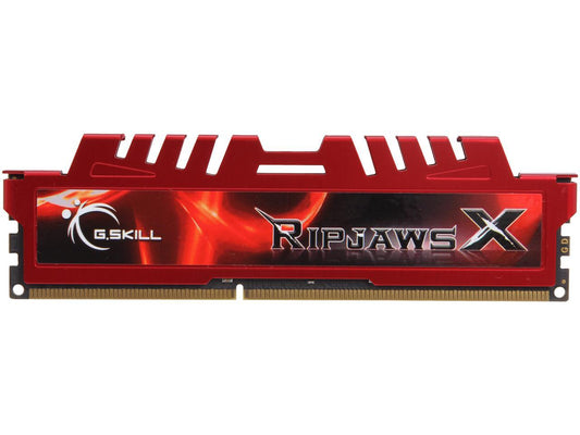 G.SKILL Ripjaws X Series 4GB 240-Pin DDR3 SDRAM DDR3 1600 (PC3 12800) Desktop Memory Model F3-12800CL9S-4GBXL
