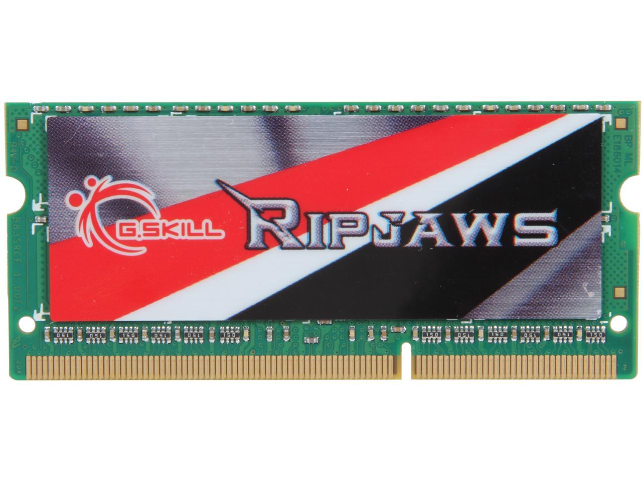 G.SKILL Ripjaws Series 4GB 204-Pin DDR3 SO-DIMM DDR3L 1600 (PC3L 12800) Laptop Memory Model F3-1600C11S-4GRSL