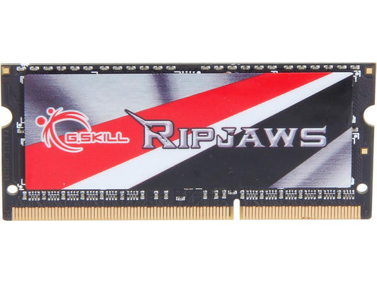 G.SKILL Ripjaws Series 8GB 204-Pin DDR3 SO-DIMM DDR3L 1600 (PC3L 12800) Laptop Memory Model F3-1600C11S-8GRSL