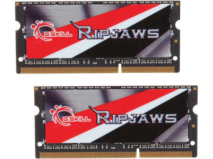 G.SKILL Ripjaws Series 16GB (2 x 8GB) 204-Pin DDR3 SO-DIMM DDR3L 1600 (PC3L 12800) Laptop Memory Model F3-1600C11D-16GRSL