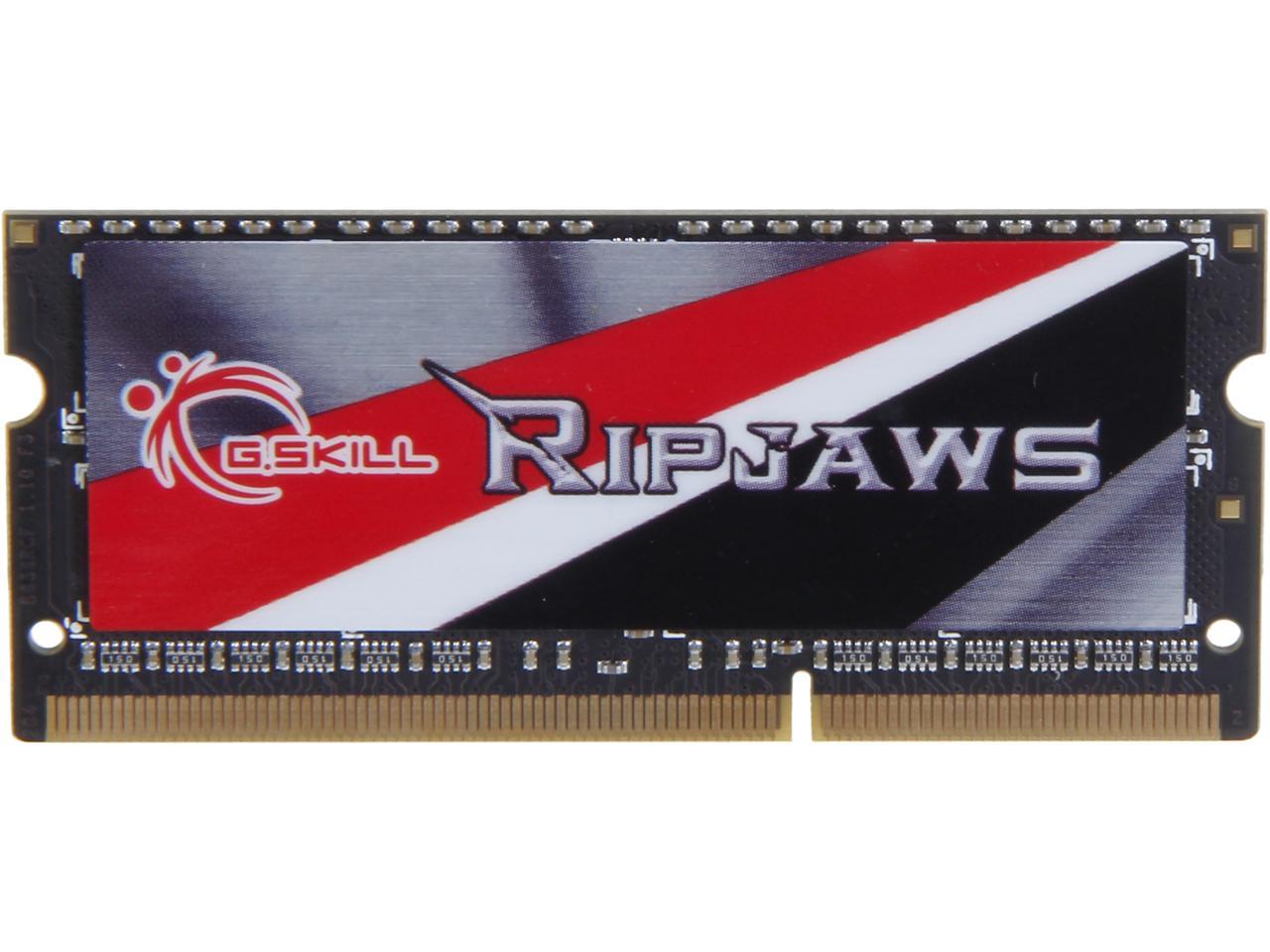 G.SKILL Ripjaws Series 8GB 204-Pin DDR3 SO-DIMM DDR3 1866 (PC3 14900) Laptop Memory Model F3-1866C11S-8GRSL