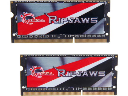 G.SKILL Ripjaws Series 16GB (2 x 8GB) 204-Pin DDR3 SO-DIMM DDR3L 1866 (PC3L 14900) Laptop Memory Model F3-1866C11D-16GRSL