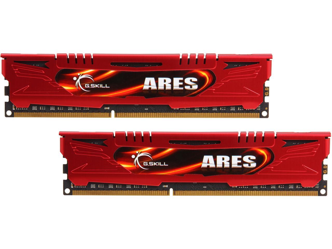 G.SKILL Ares Series 16GB (2 x 8GB) 240-Pin DDR3 SDRAM DDR3 2133 (PC3 17000) Desktop Memory Model F3-2133C11D-16GAR