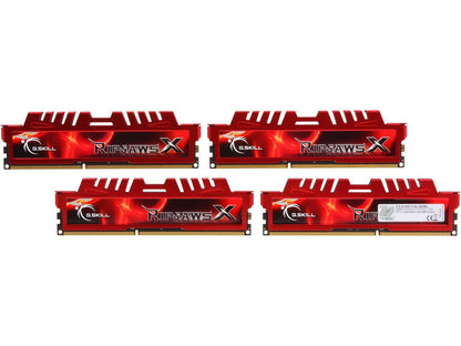 G.SKILL Ripjaws X Series 32GB (4 x 8GB) 240-Pin DDR3 SDRAM DDR3 2133 (PC3 17000) Desktop Memory Model F3-2133C11Q-32GXL