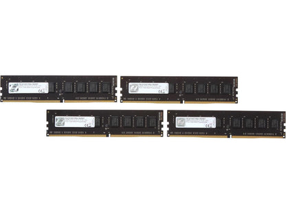 G.SKILL Value 16GB (4 x 4GB) 288-Pin DDR4 SDRAM DDR4 2133 (PC4 17000) Desktop Memory Model F4-2133C15Q-16GNT
