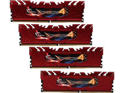 G.SKILL Ripjaws 4 Series 32GB (4 x 8GB) 288-Pin DDR4 SDRAM DDR4 2133 (PC4 17000) Desktop Memory Model F4-2133C15Q-32GRR