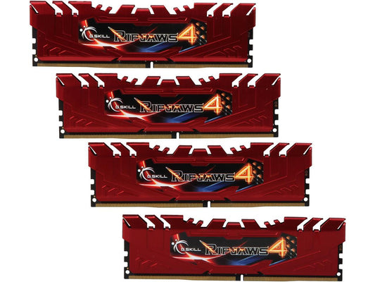 G.SKILL Ripjaws 4 Series 32GB (4 x 8GB) 288-Pin DDR4 SDRAM DDR4 2133 (PC4 17000) Desktop Memory Model F4-2133C15Q-32GRR