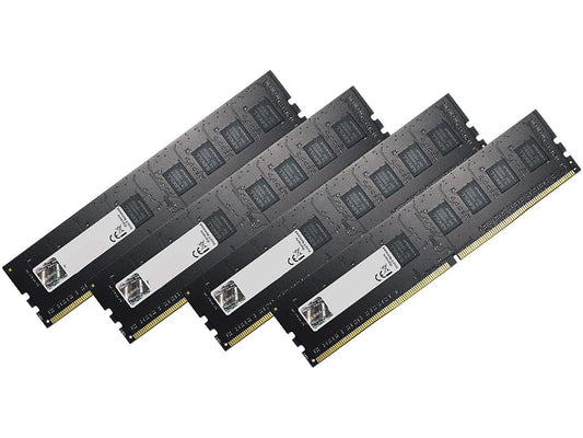 G.SKILL Value 16GB (4 x 4GB) 288-Pin DDR4 SDRAM DDR4 2400 (PC4 19200) Desktop Memory Model F4-2400C15Q-16GNT
