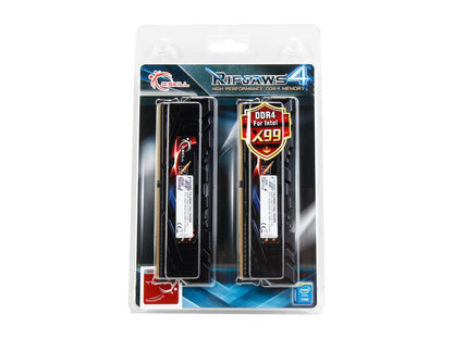 G.SKILL Ripjaws 4 Series 16GB (4 x 4GB) 288-Pin DDR4 SDRAM DDR4 2400 (PC4 19200) Desktop Memory Model F4-2400C15Q-16GRK